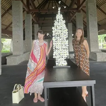 南国フラワーアレンジと