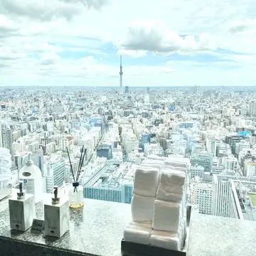 マンダリンオリエンタル レストルームからの景色