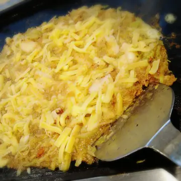 月島「いろは」の明太もちチーズもんじゃ