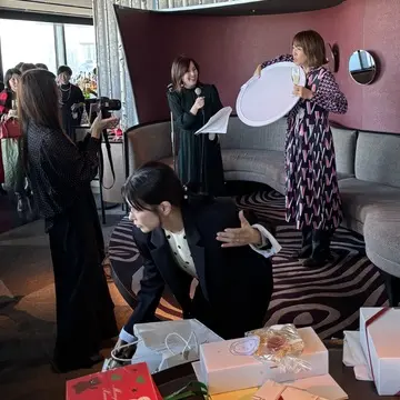 エクラ jマダム クリスマス会 品川プリンスホテル  乾杯