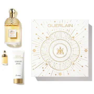 香りのクリスマスコフレ、ゲランの「アクア アレゴリア  マンダリン バジリック コフレ」