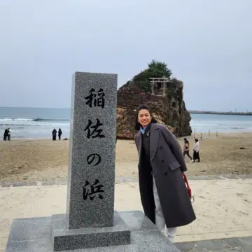 夫婦旅行　出雲　稲佐の浜　出雲大社