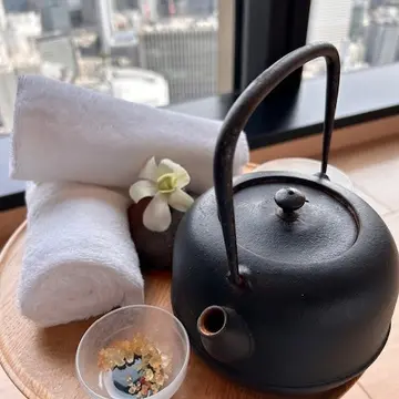 ミネラルのバスソルトで足浴