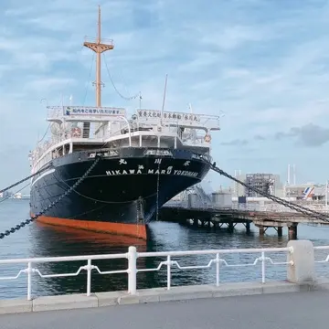 横浜 山下公園 氷川丸