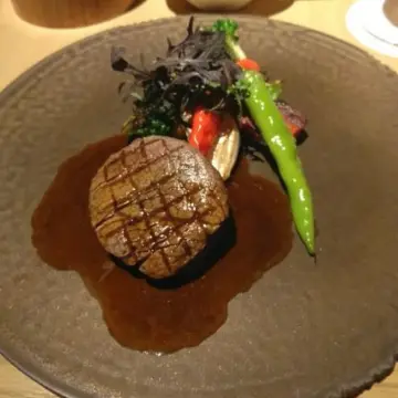 国産牛フィレ肉　グリル　農園の野菜