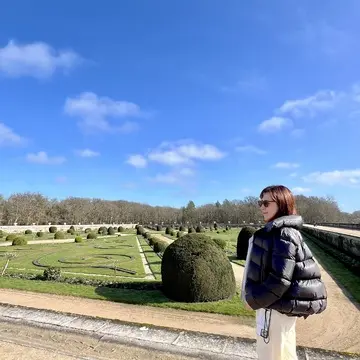 シュノンソー城の庭園