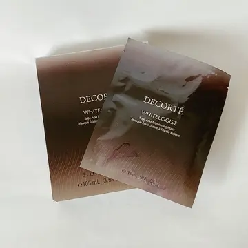 肌がワントーン明るく見える、コスメデコルテ　ホワイトロジスト　ブライトリングマスク