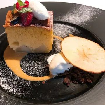 リンゴのケーキ