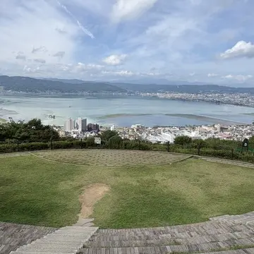 長野旅　諏訪湖　立石公園　聖地