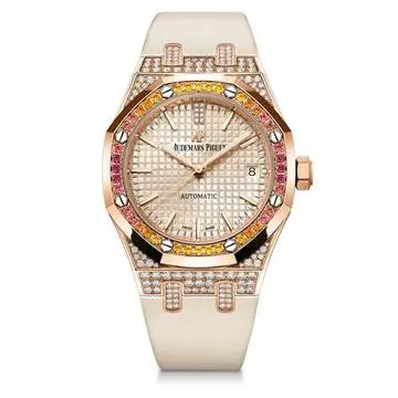 オーデマ ピゲ「ロイヤルオーク」ホワイトゴールドモデル正面