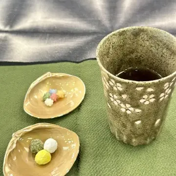 呉服店のイベントでいただいた京都の五色豆と金平糖。ゆっくりさせていただきました。