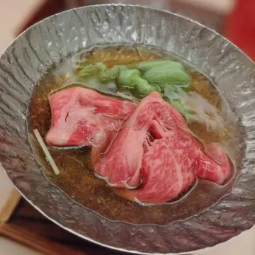 山形牛と庄内豚のしゃぶしゃぶ