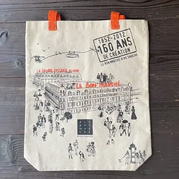 フランスのデパートLe Bon Marchéが描かれたエコバッグ