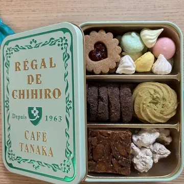 名古屋カフェ　カフェタナカ本店　限定　クッキー缶