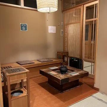 お風呂に行く途中にあった囲炉裏