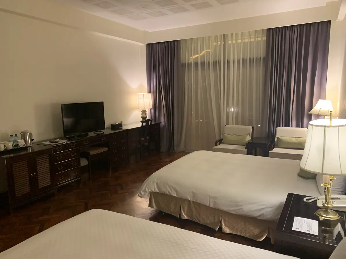 圓山大飯店の部屋