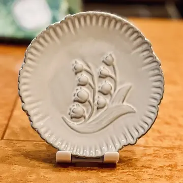 マ・ムール フランス雑貨 スズラン プレート エクラ クリスマス会 プレゼント交換 BOUQUET