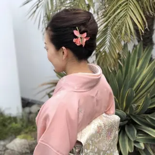 桜色の着物を着て卒業式へ♪の画像_2