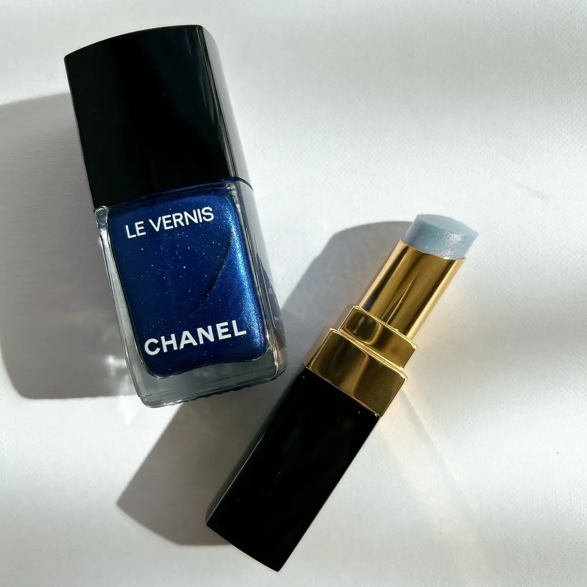 シャネル　デニム　リップ　ネイル