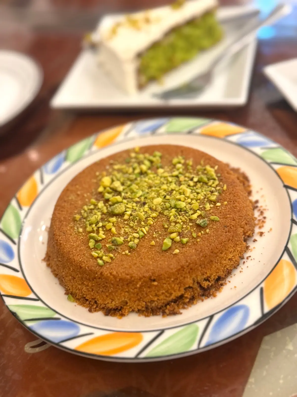レバノンレストラン BYBLOS レバノン料理 ピスタチオ デザート 02