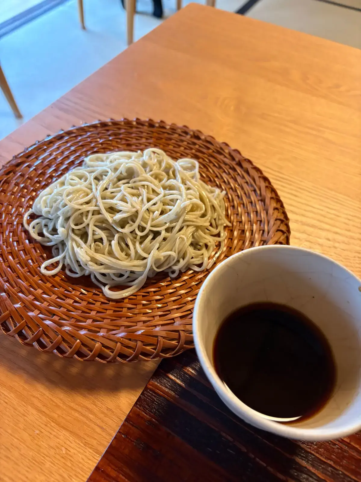 コシのあるお蕎麦