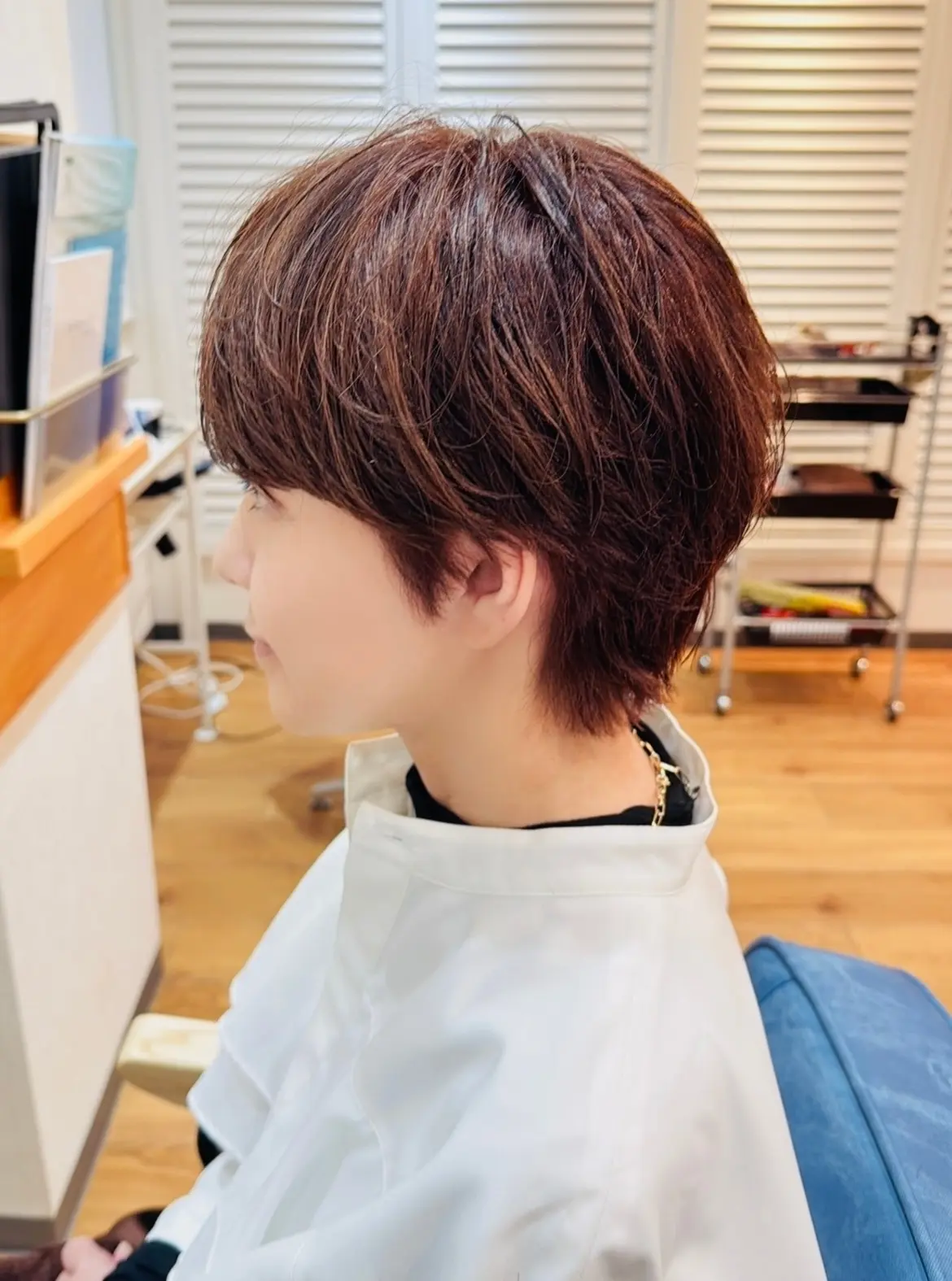 大人クールに春のウェットショートヘアの画像_2