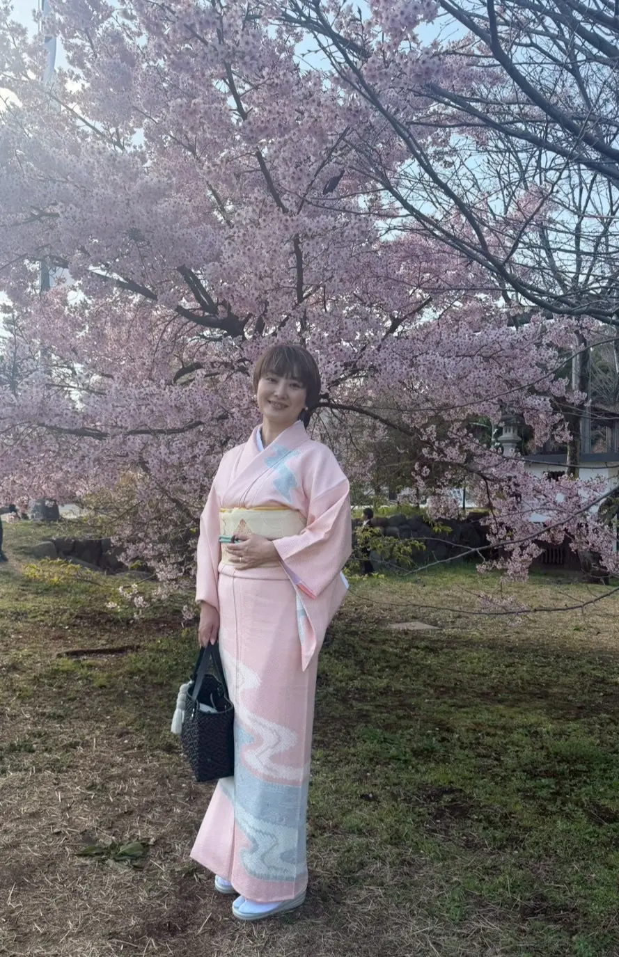 義母から譲り受けた着物で、卒業式へ　着付の画像_2