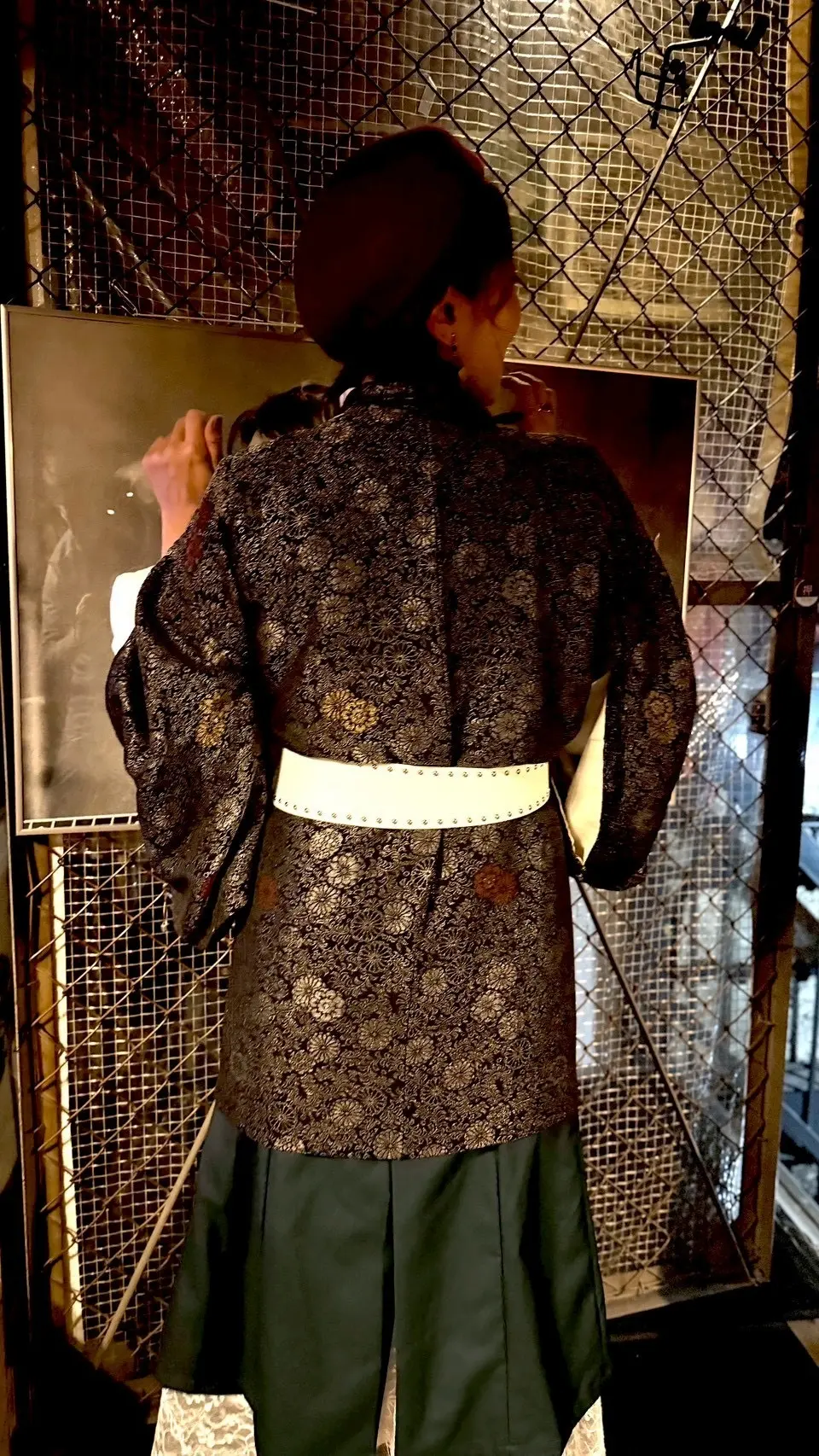 着物の羽織りで和洋ミックスコーデの画像_4