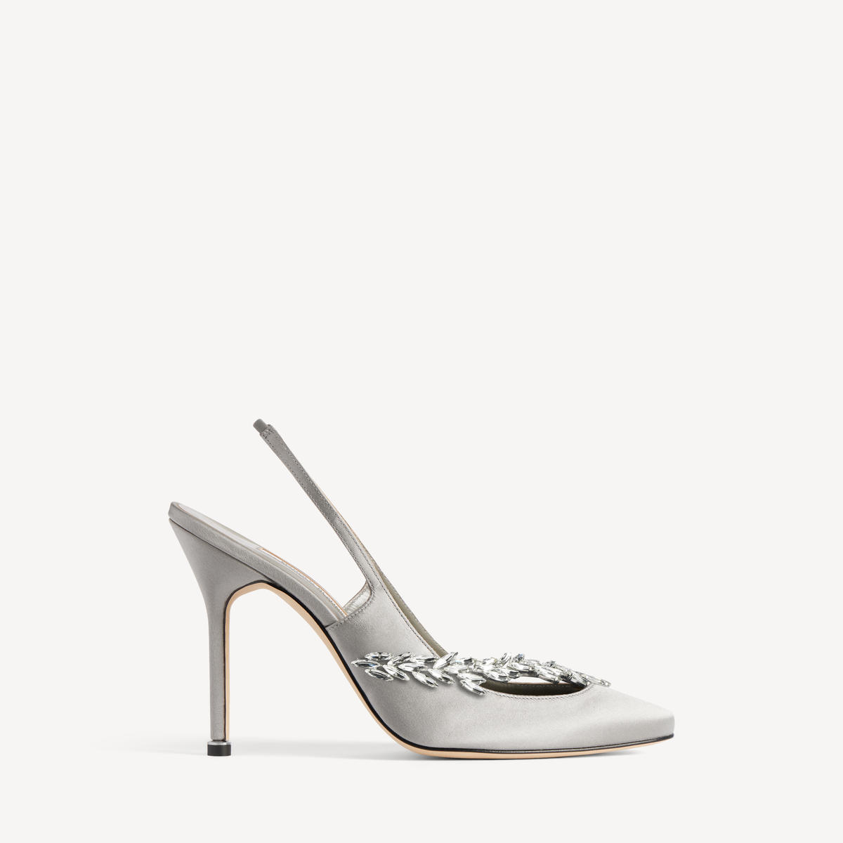 バレンシアガ　BALENCIAGA | MANOLO BLAHNIK SLINGBACK　シルバー　新作 靴