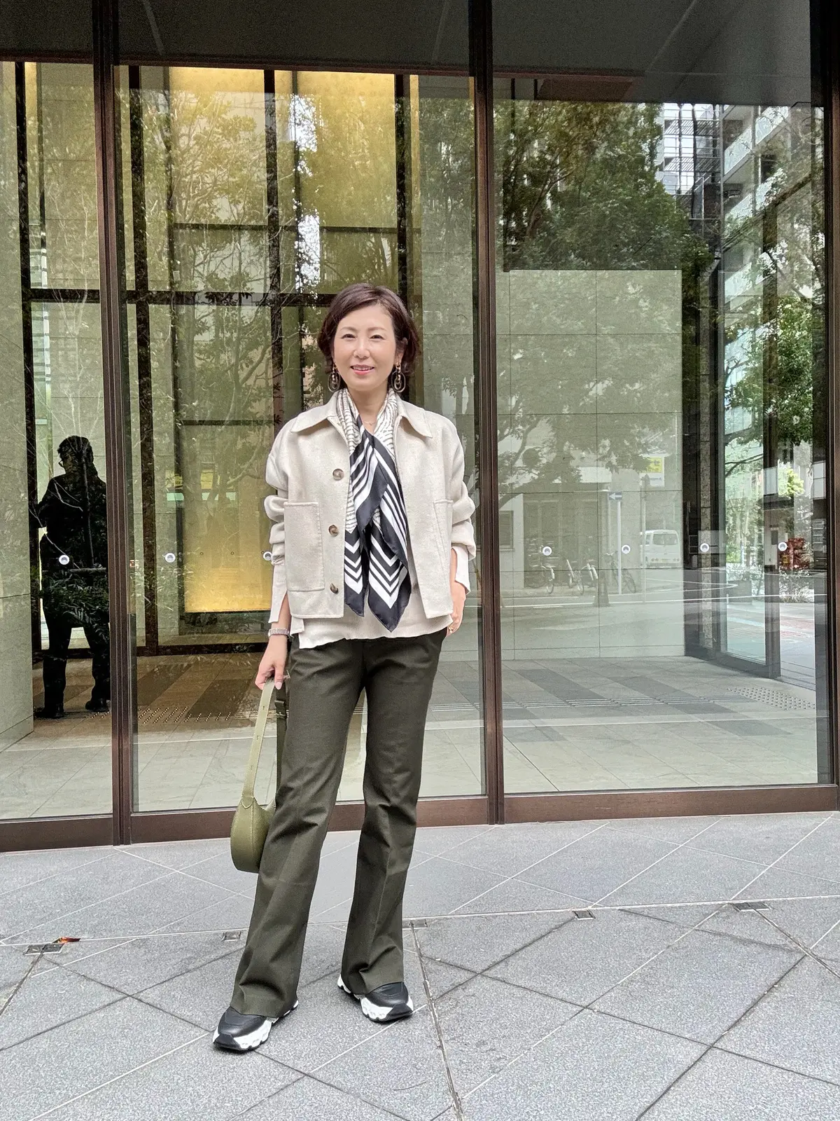 50代春のランチコーデ|主役は軽やかリッの画像_1