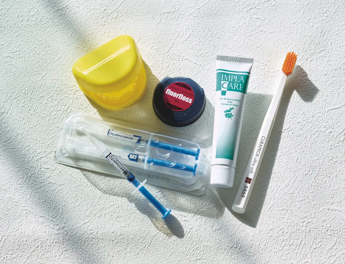 華組　水口さんのデンタルケア愛用品