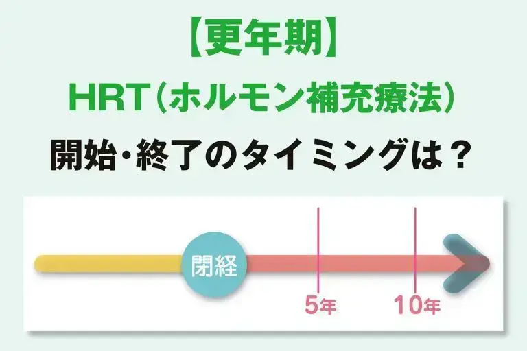 HRT（ホルモン補充療法）を始めるタイミング