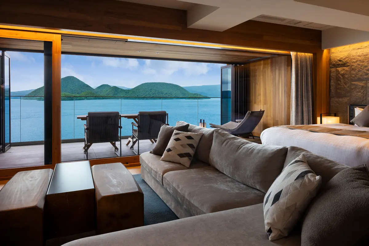 BOUROU LAKE TOYA　客室  北海道 大人のひとり旅