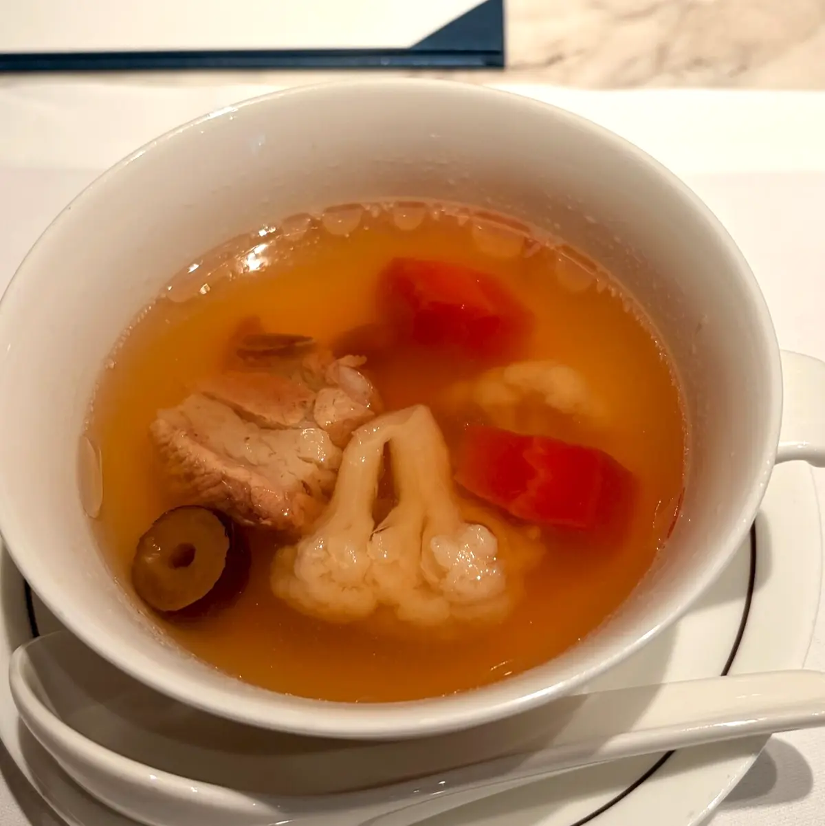 ヘイフンテラス、ランチ、スープ