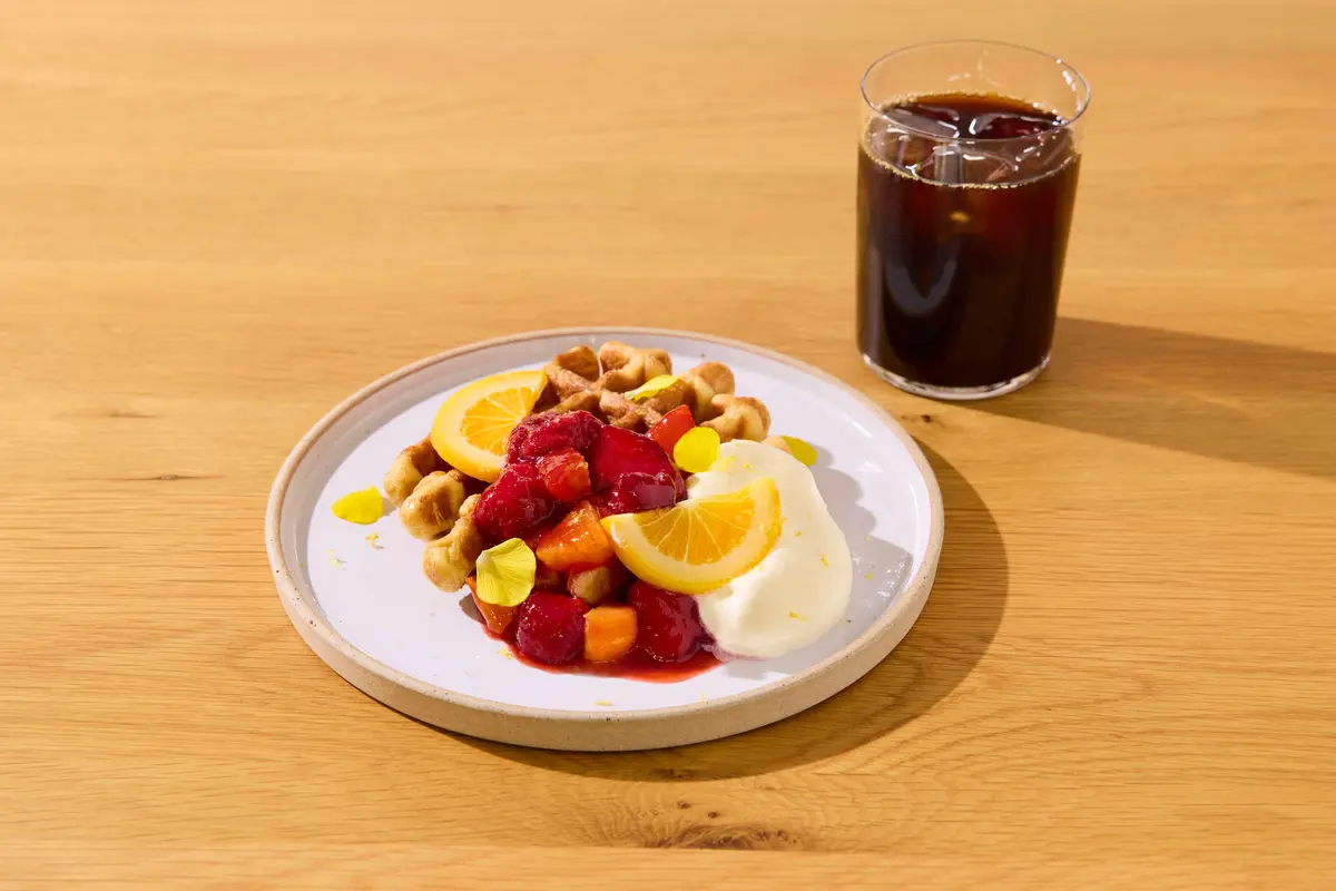 豊洲パークカフェ スイーツ・ドリンク 名建築カフェ