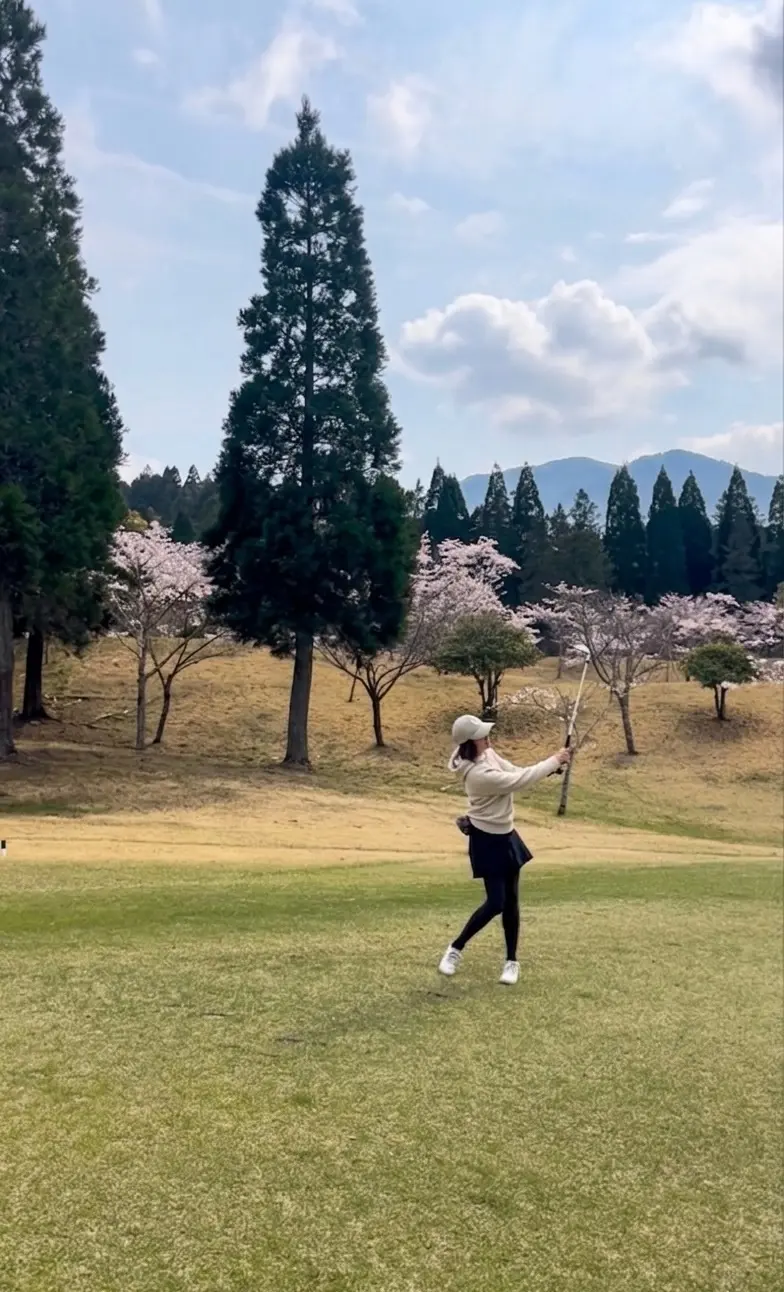 桜満開のお花見ゴルフを満喫🌸の画像_4