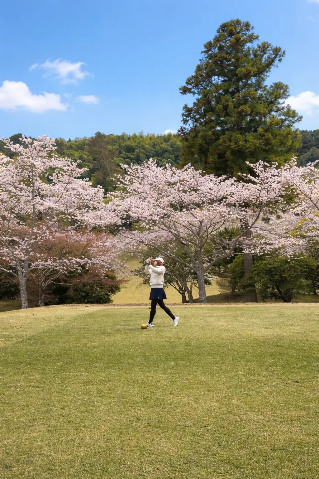 桜満開のお花見ゴルフを満喫🌸の画像_6