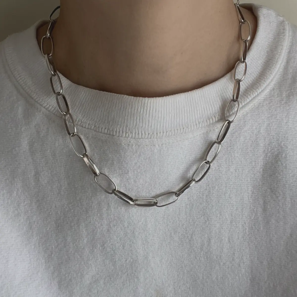 シルバーアクセサリー　エリッカニコラスビゲイ　チェーンネックレス　着用 エクラ編集部員の偏愛名品図鑑