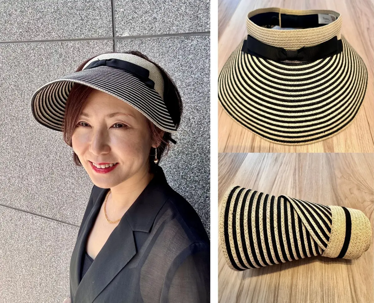 エクラ 華組 小林五月子さん　帽子コーデ　夏コーデ　50代　コーデのポイント