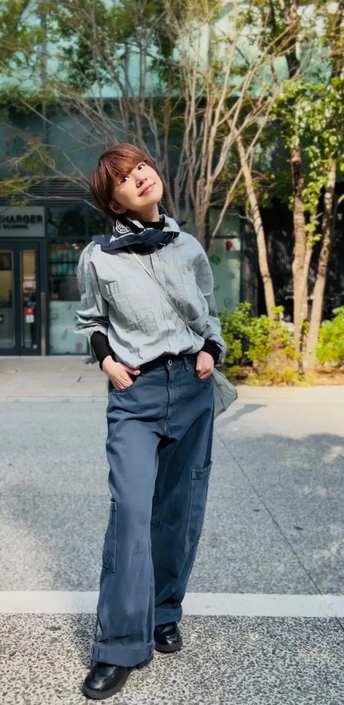 ローファー ユニクロ　インナー　ZARA　デニム チームJマダムmiwaさん