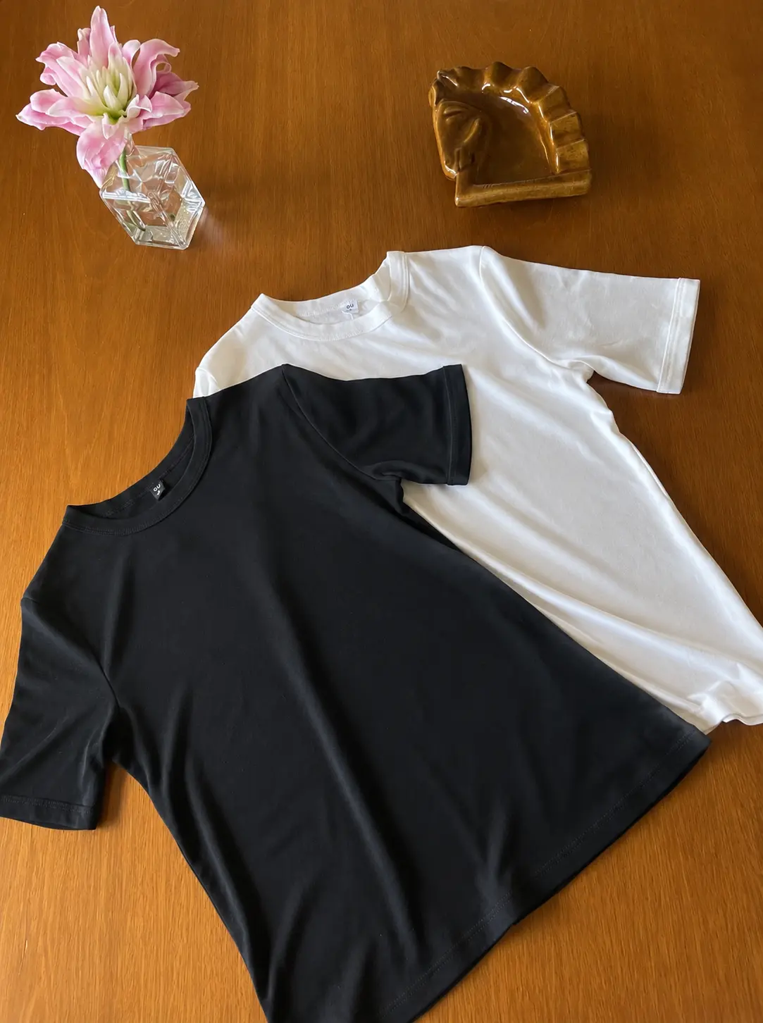 50代からのGU活用術｜ブラック×ピンクの画像_4