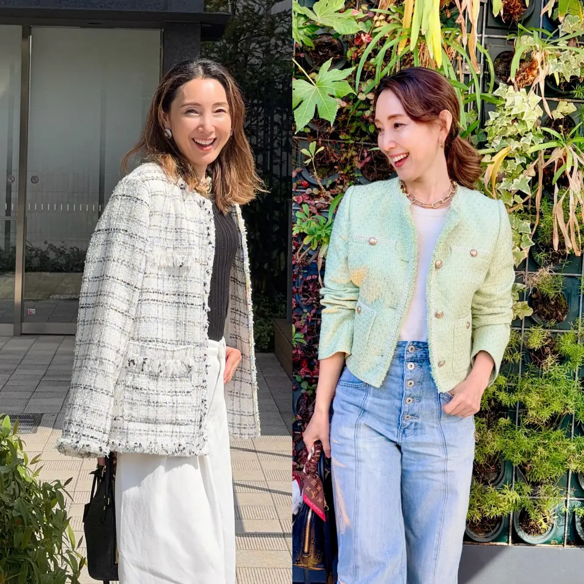 春らしい“デニム×ジャケット”でアラフィの画像_14