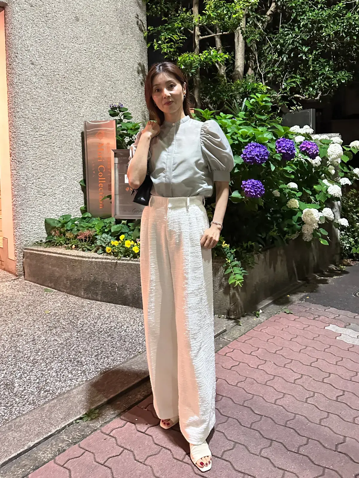 梁瀬理砂さん　ZARAサンダル