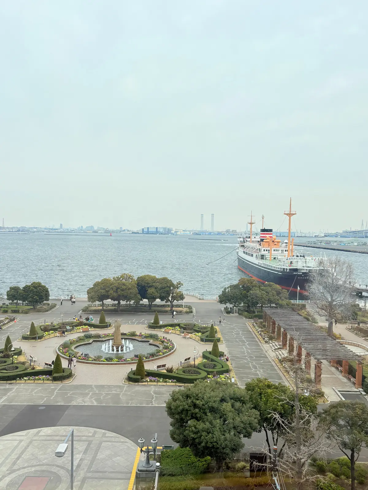 朝食会場からの景色