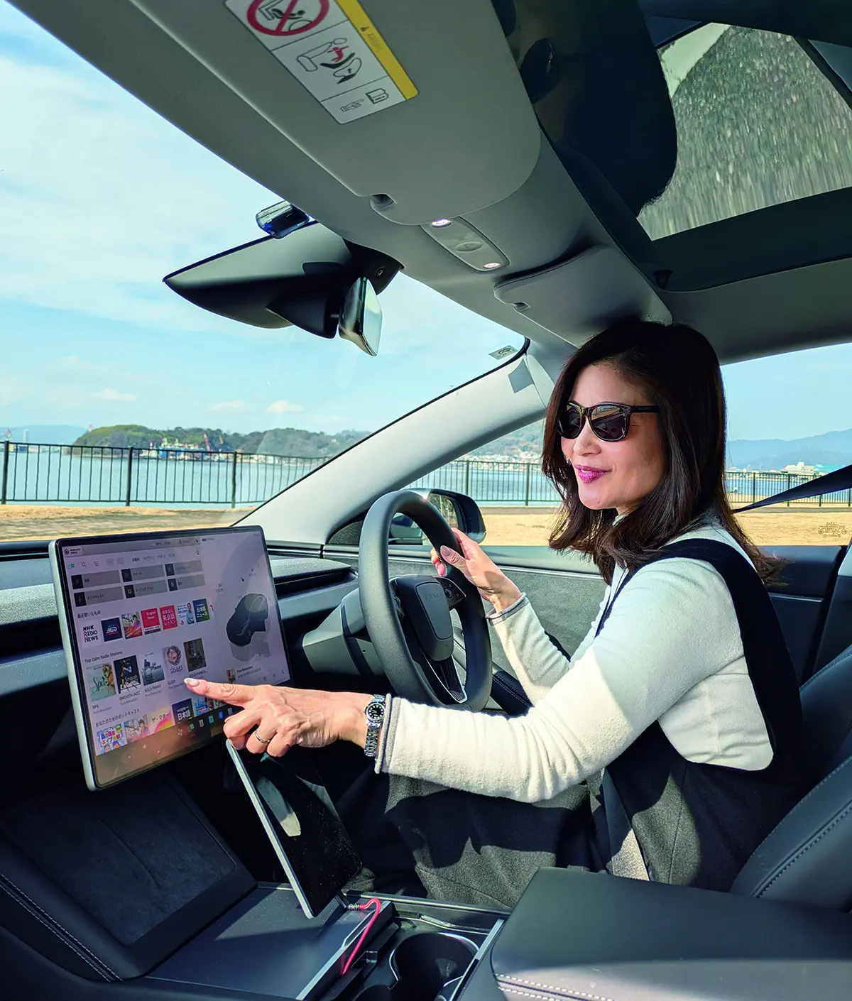 50代　愛しの車　電気自動車のテスラは、 静かで振動もなし（あいさん）