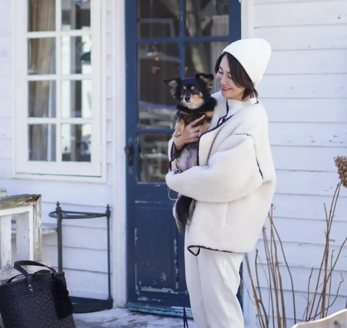 ユニクロ　ニット帽　暖パン