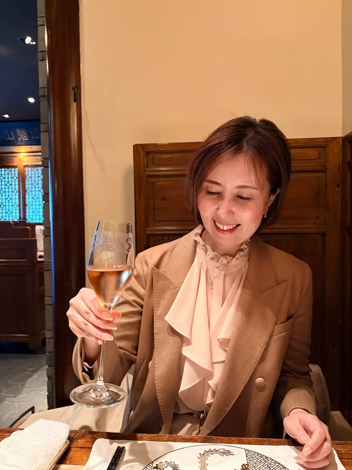 ヘイフンテラスのランチで乾杯を