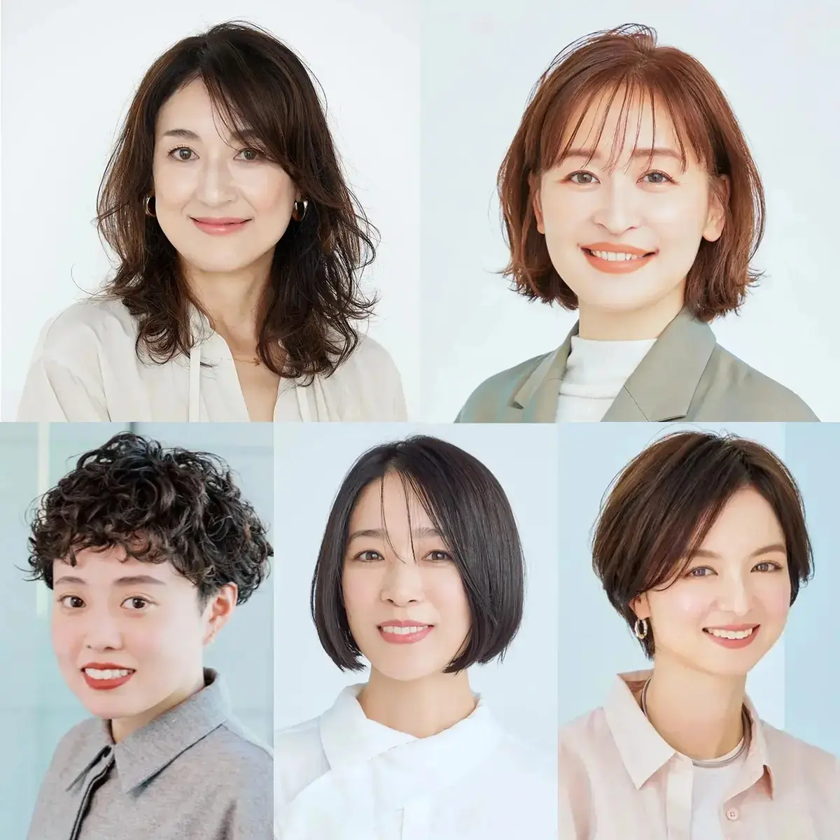 40代 50代 人気 髪型カタログ おばさんぽくない 若見えヘアスタイル