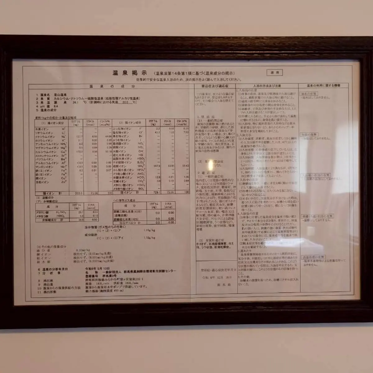 旅籠屋丸一の温泉