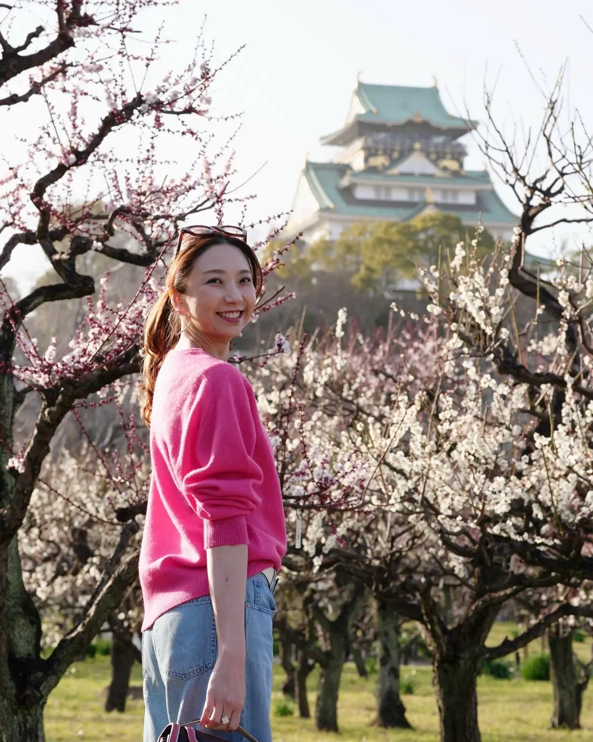 梅香る季節、ピンクのニットで春支度🌸の画像_8